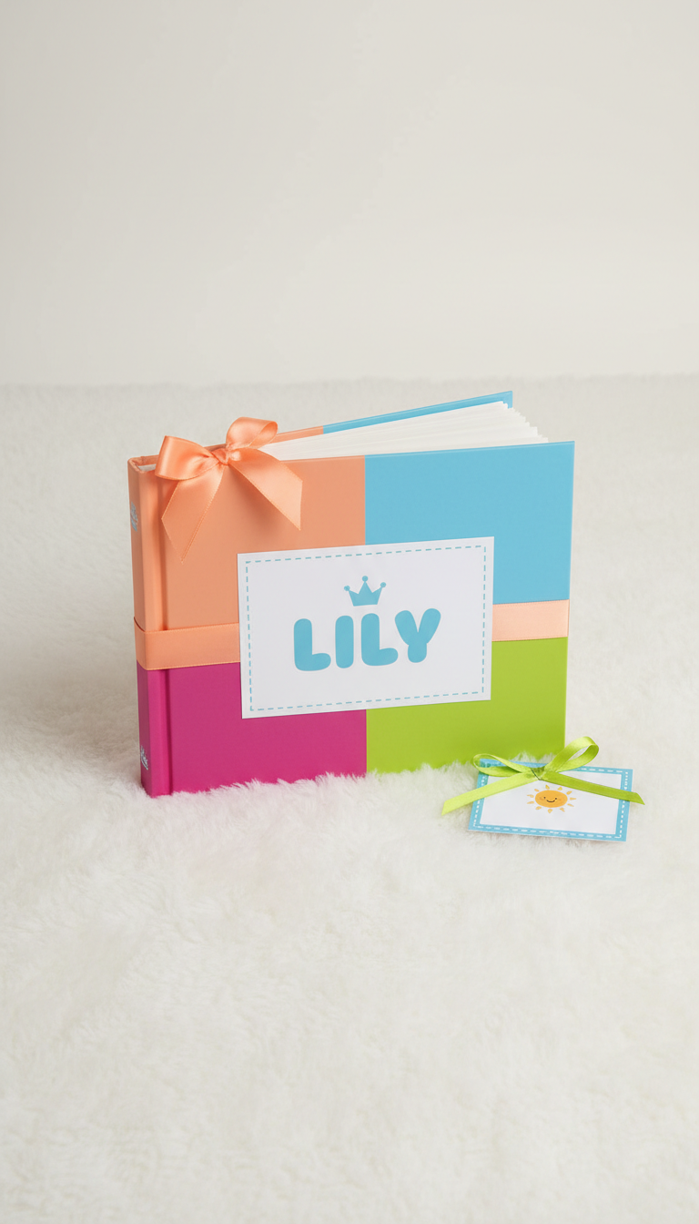 Custom Hardcover Storybook With Gift Ribbon