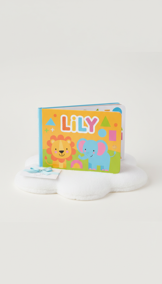 Personalized Board Book With Name Art