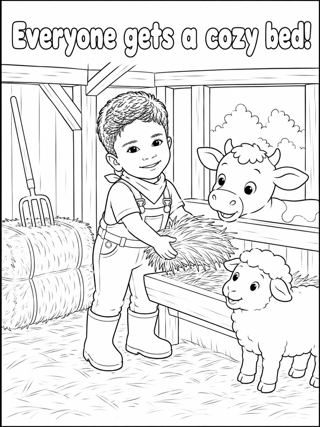 My Farm Adventure Personalised Coloring Book