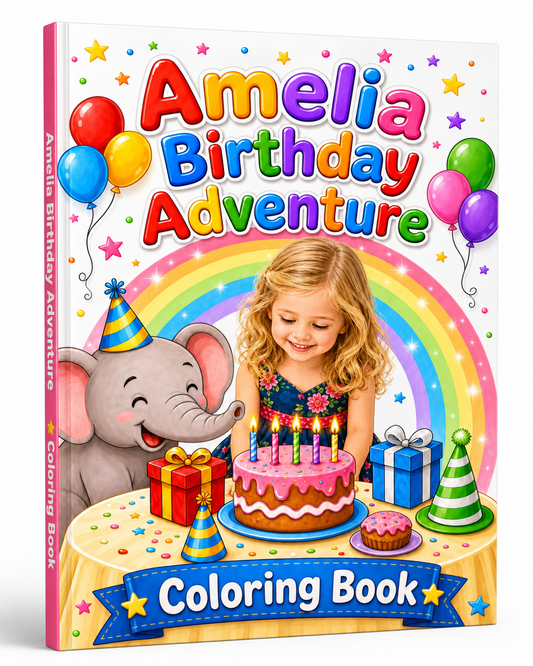 Personalise Colouring Book