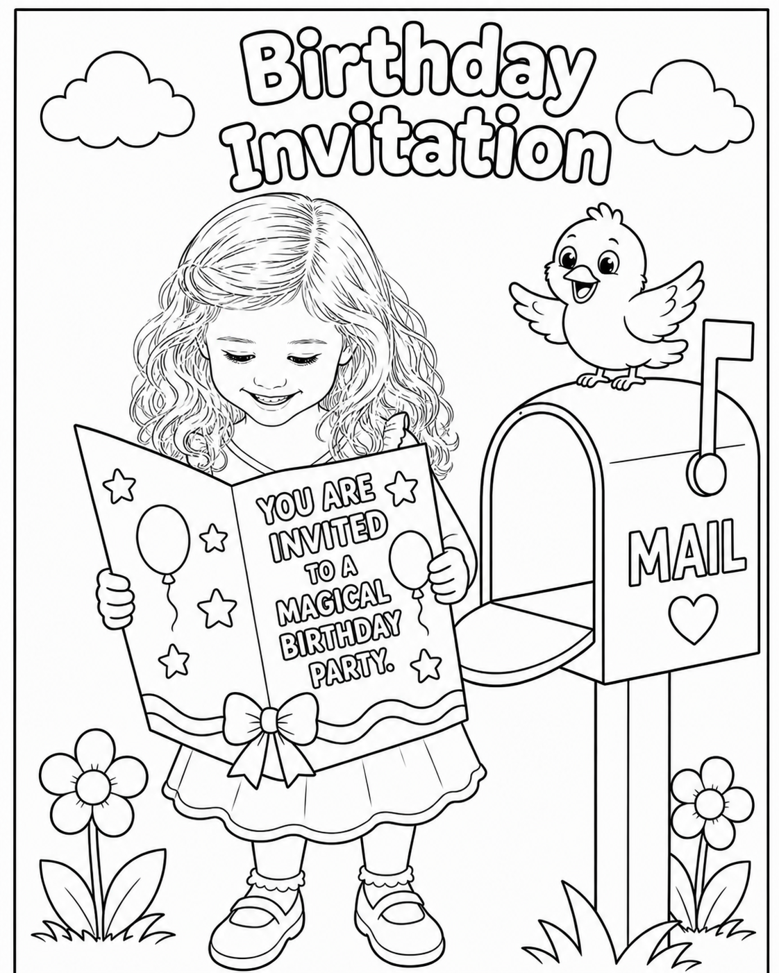 Personalise Colouring Book