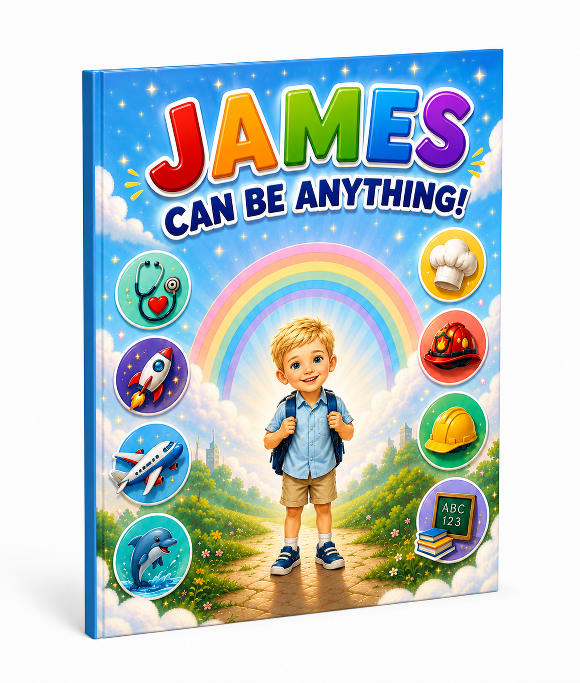 I can Be Anything Personalised Colouring Book